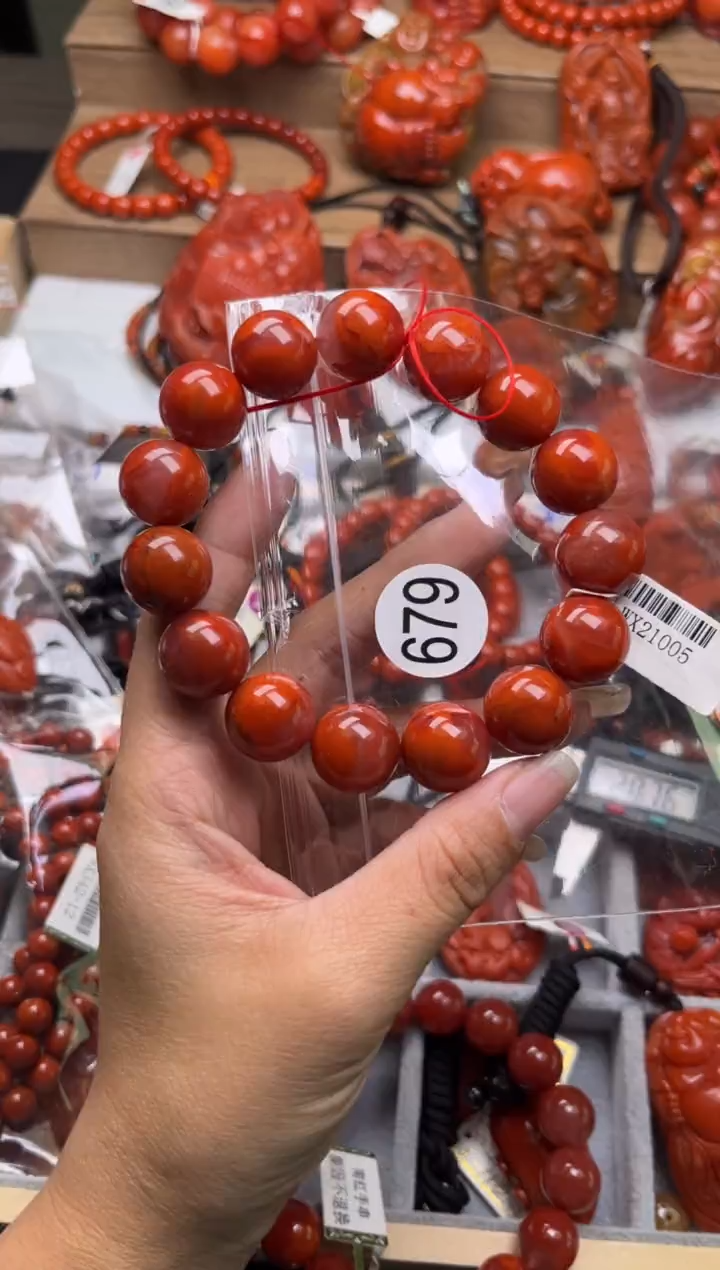 【闪购商品】南红玛瑙珠宝奇石未镶嵌679-15+