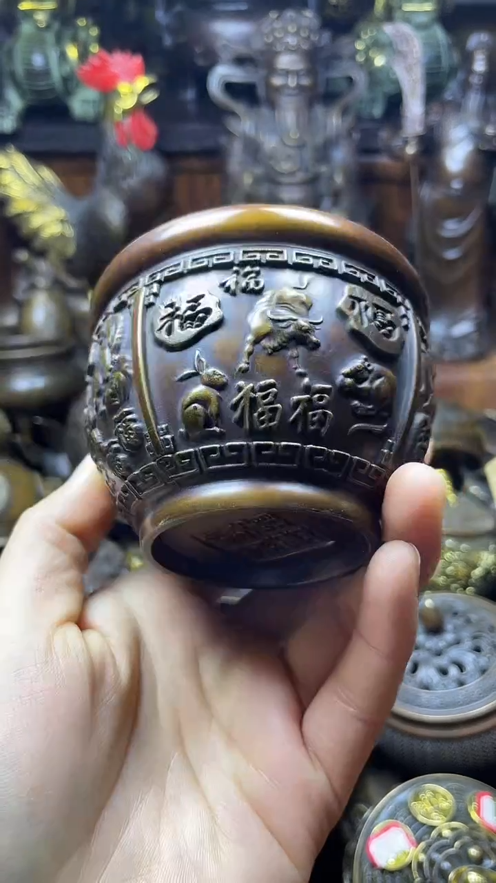  闪购链接，点击下单，有运费险，铜摆件