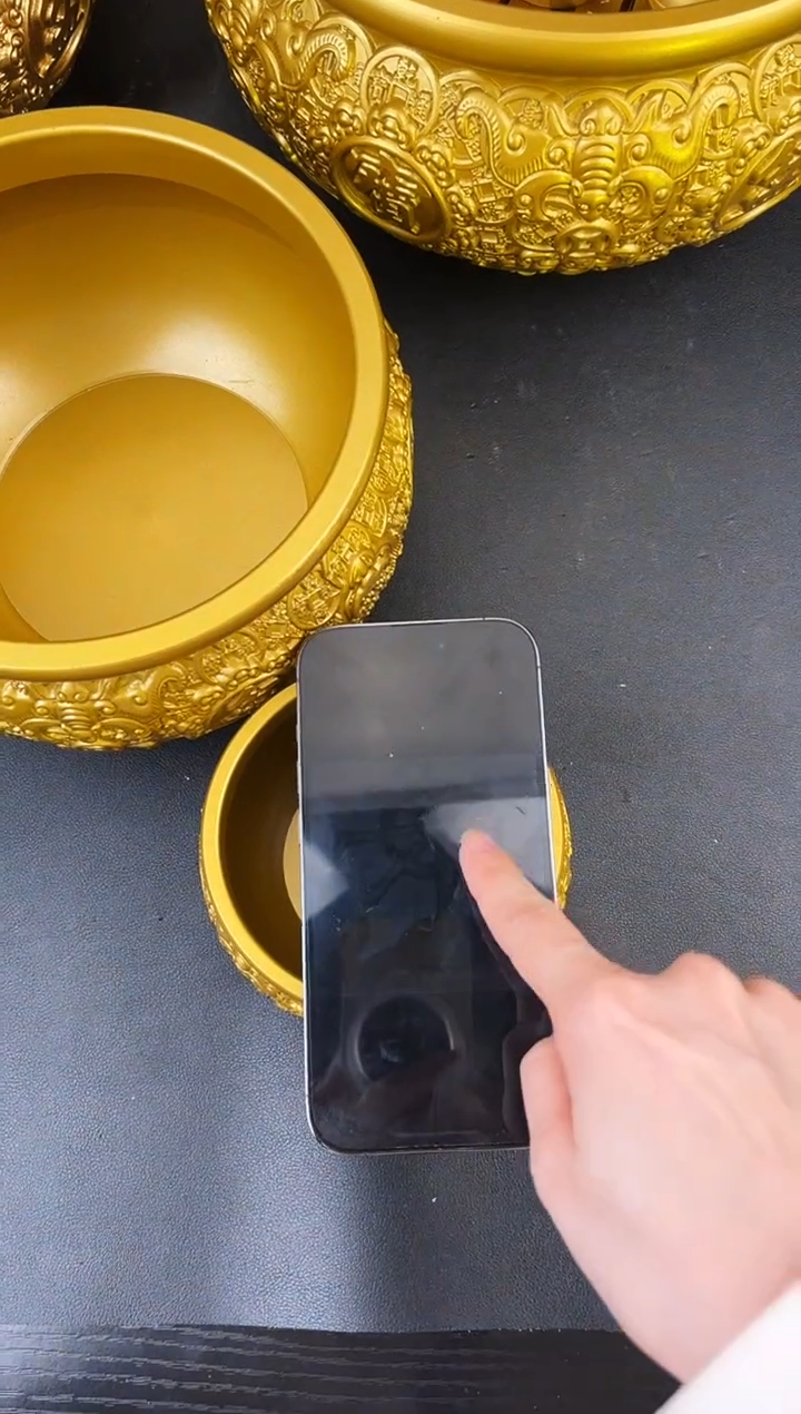 黄铜大号黄铜掌舟者摆件