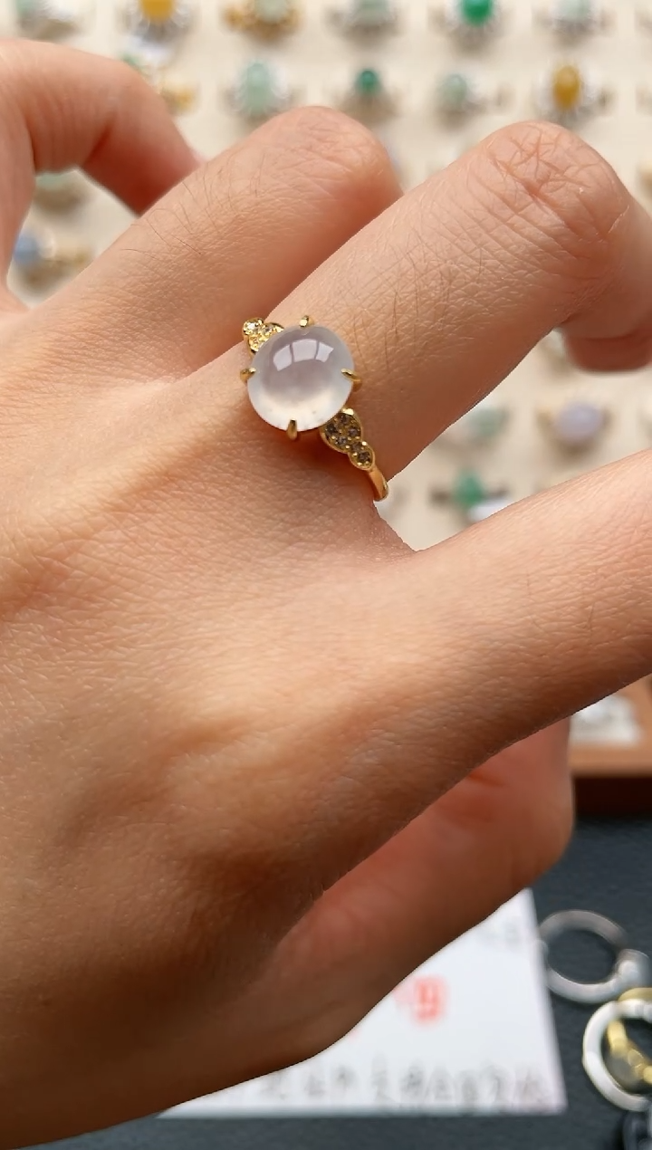 【闪购商品】翡翠戒指银S925镶嵌1111