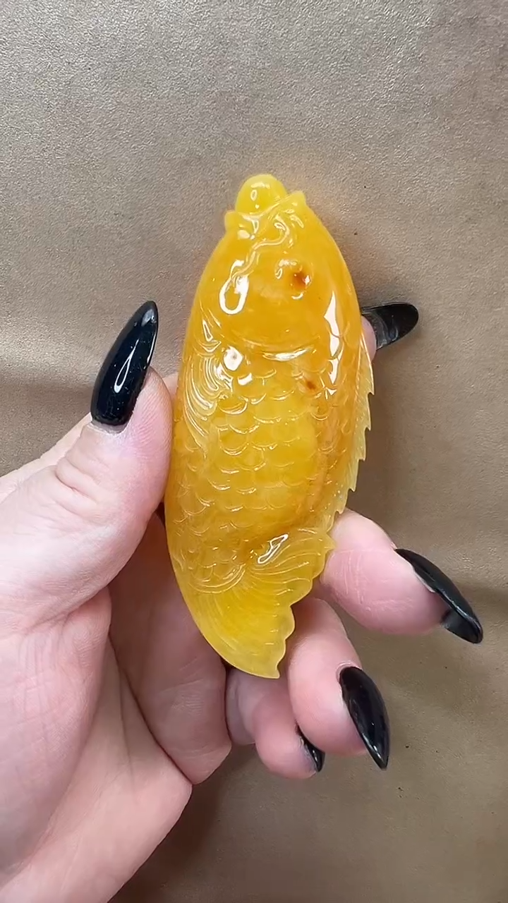 琥珀颈饰未镶嵌小*仔吊坠分付2/1