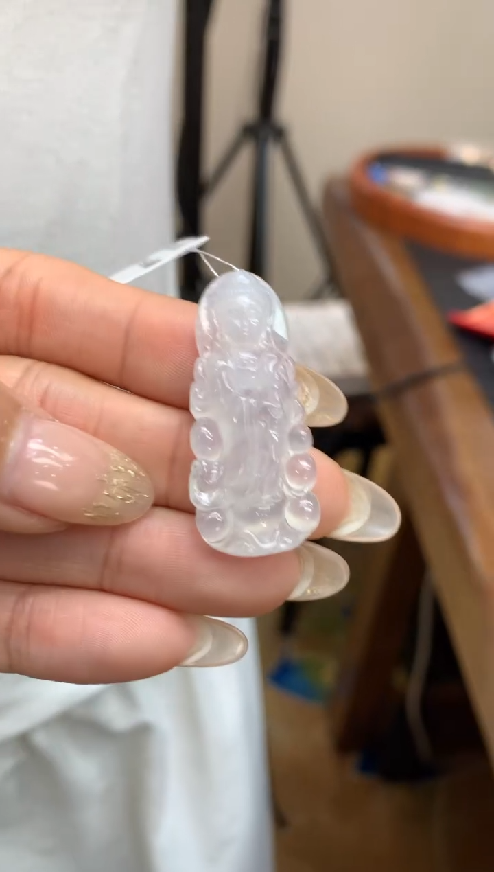 【闪购商品】翡翠颈饰未镶嵌观音