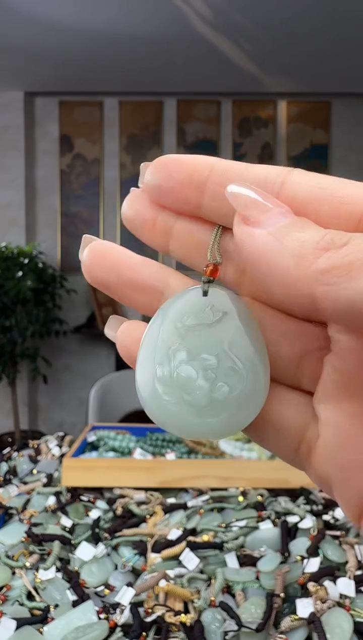 颈饰未镶嵌和田玉拍一发一多样性发货