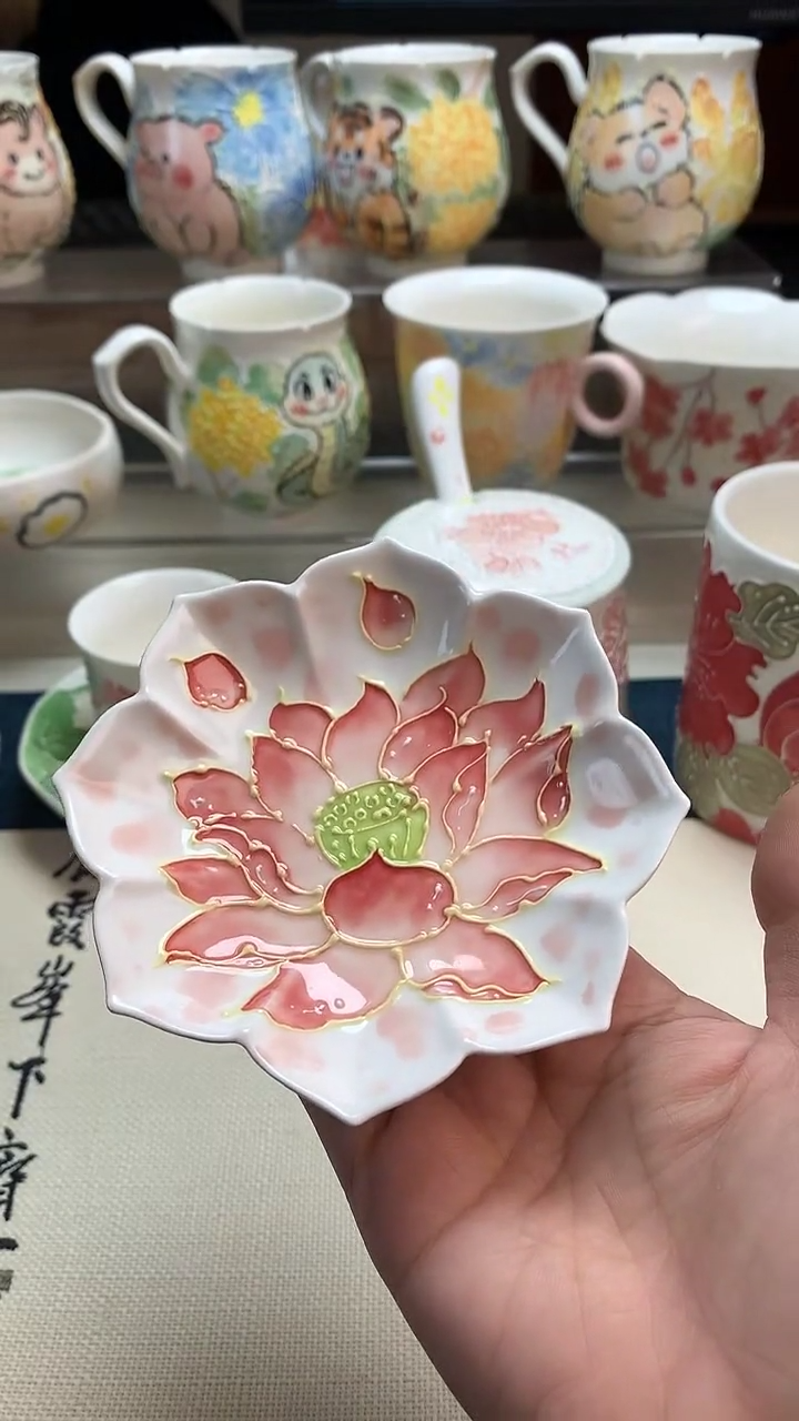 一味*莲瓣荷韵碟