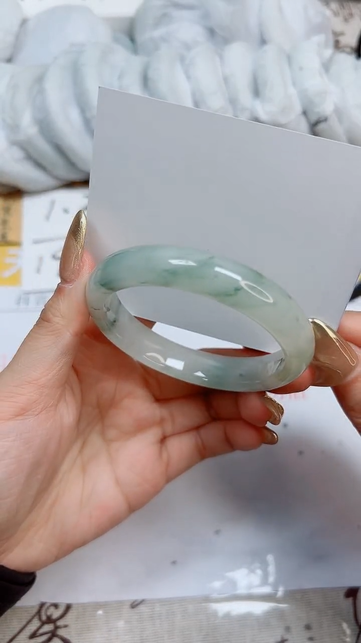 【闪购商品】石英质玉手镯合金K150-55