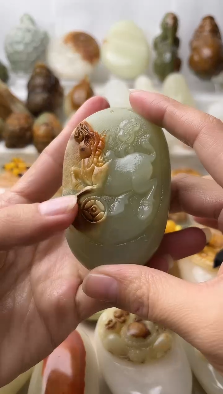 石材古青石棉纹正常不退换牛