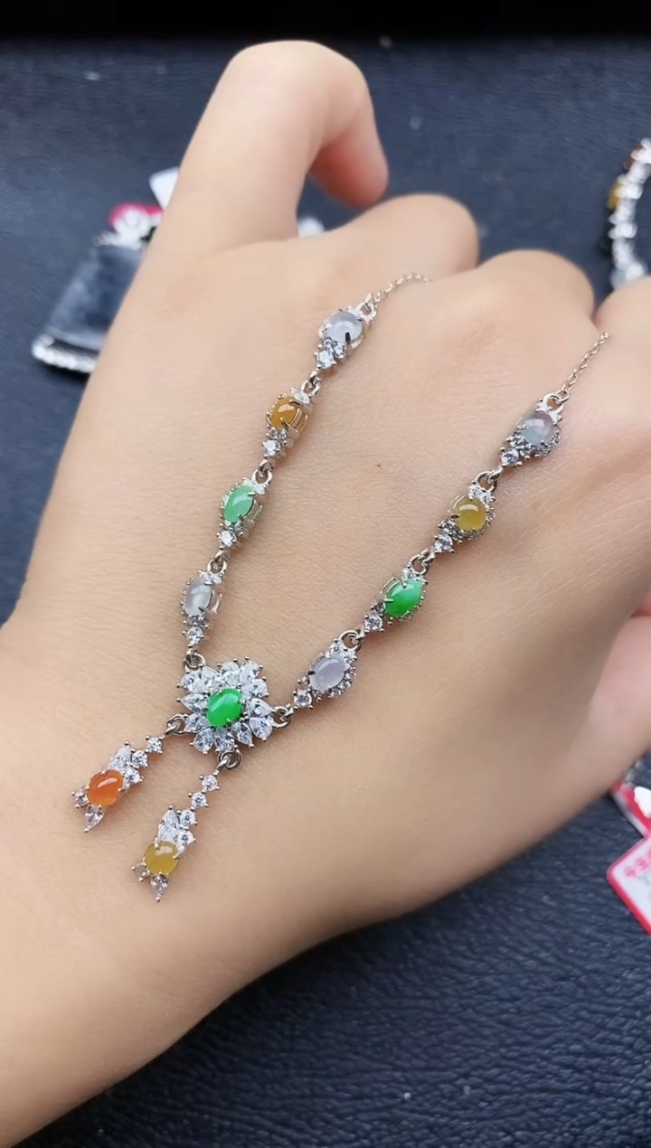 【闪购商品】翡翠戒指银S925镶嵌11111