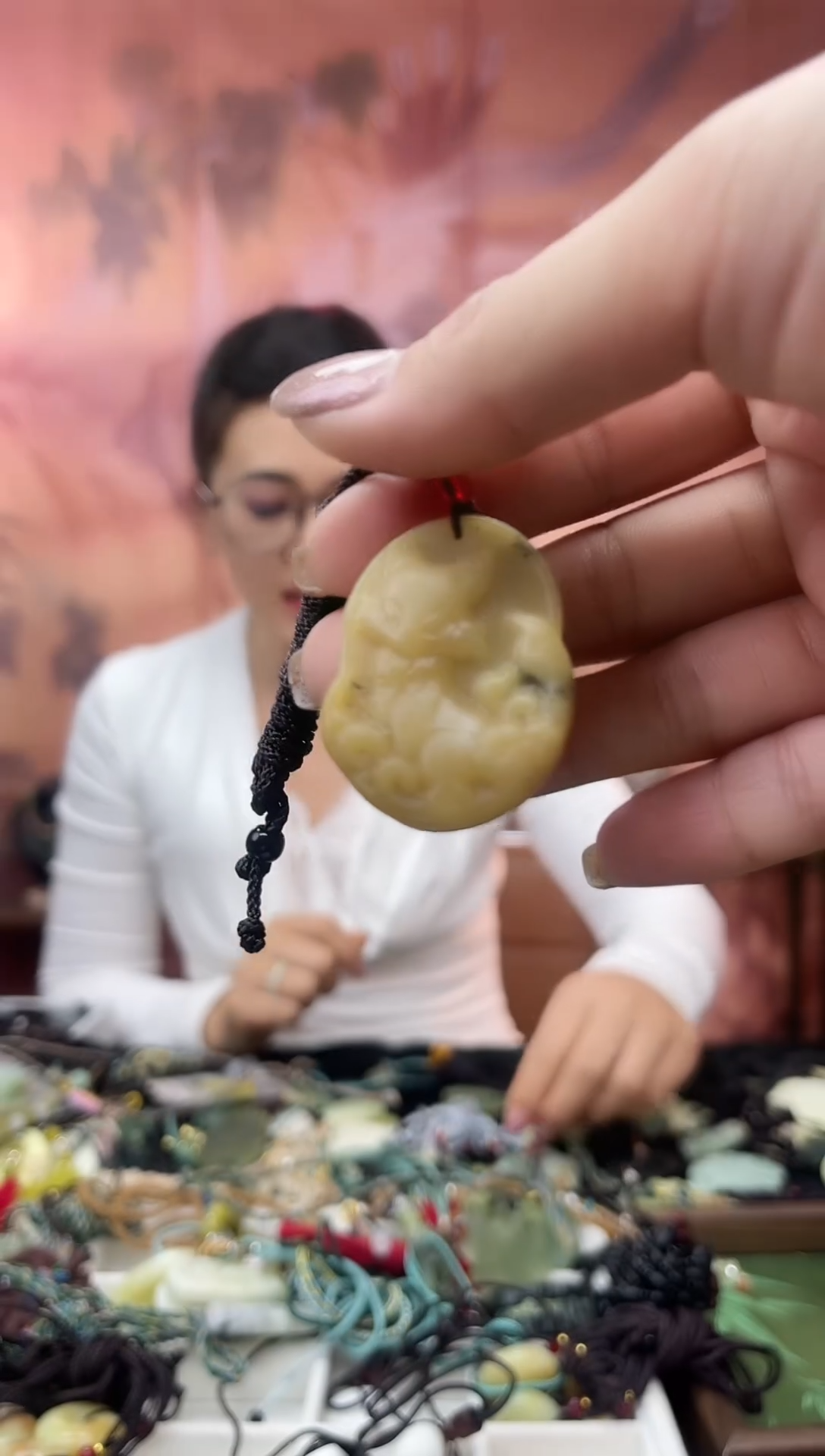 未镶嵌岫玉吊坠·