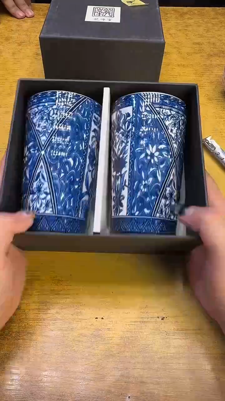 瓷片瓷器瓷器瓷瓷瓷瓷59龙峰对杯