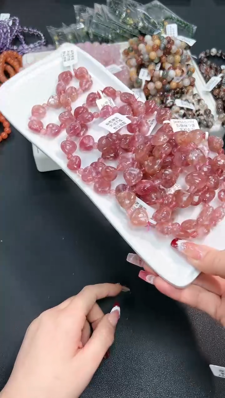 【闪购商品】水晶手串未镶嵌72E多样性发其一/1条默认微瑕