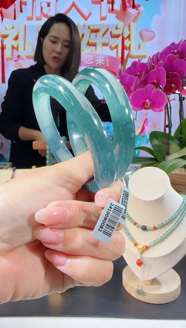 【闪购商品】翡翠手镯（圆镯）未镶嵌圈口可选多样性发一