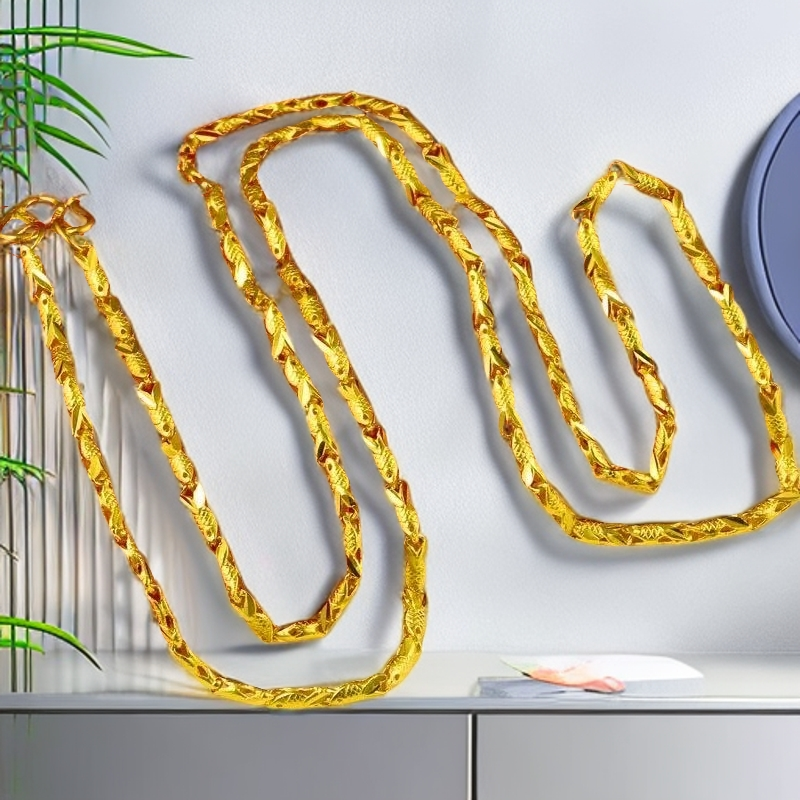  【张总】时尚国潮风选众小鱼合金项链【SOX01】