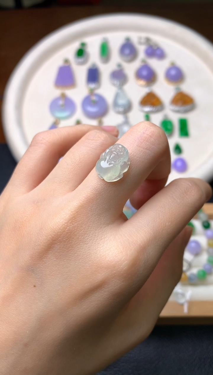 【闪购商品】定制翡翠未镶嵌裸石（镶嵌定制）