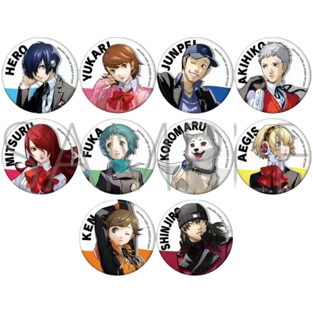 【炽羽］女神异闻录 第三 第五弹 对战卡拍立得 q版吧唧（默认代拆）