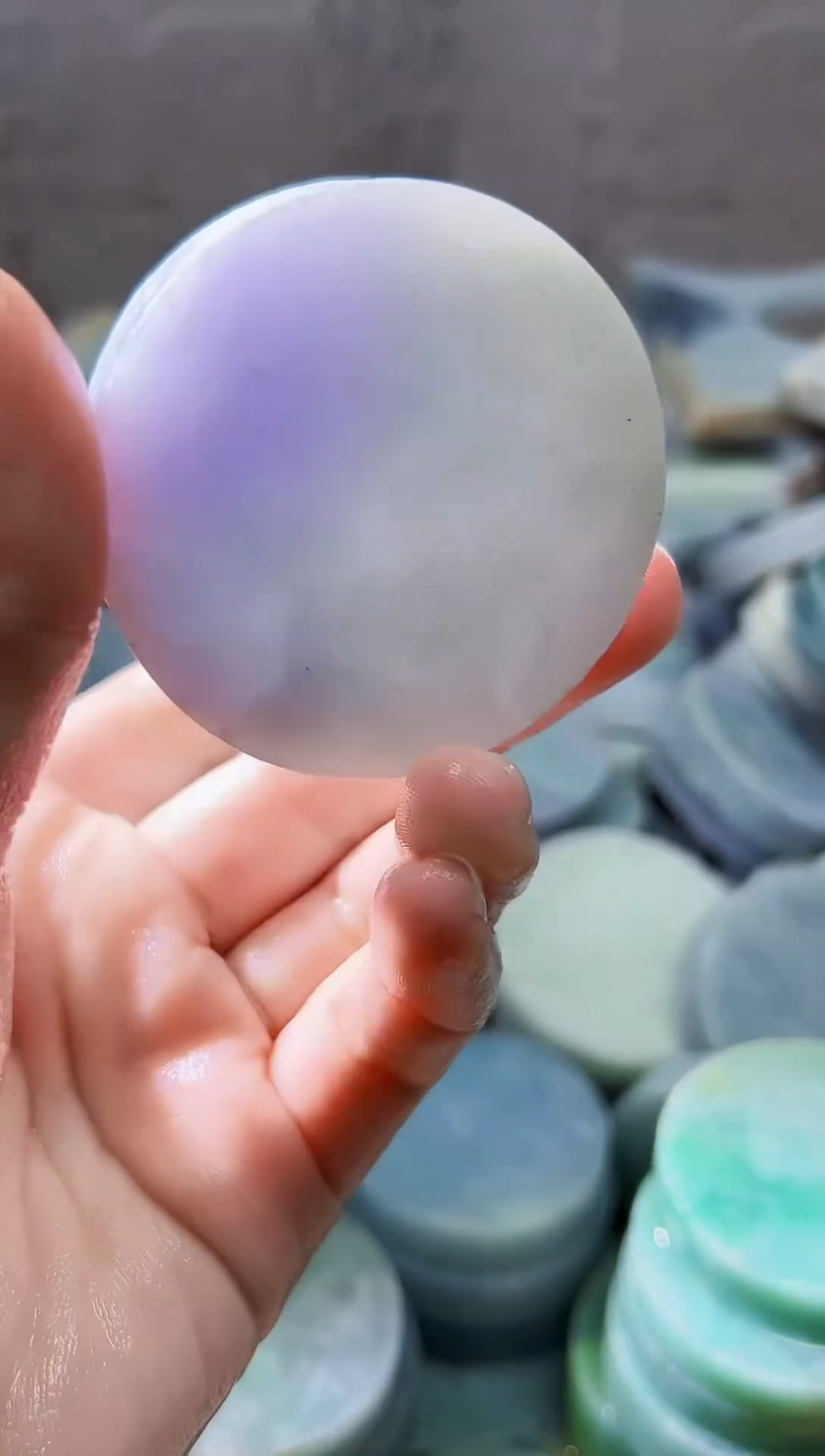 裸石翡翠天然翡翠A货余 南 648