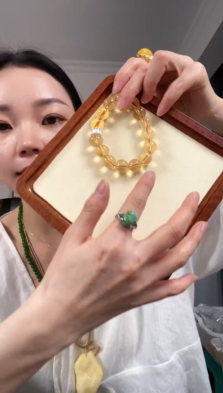 【闪购商品】琥珀颈饰未镶嵌Q370QQQQQ