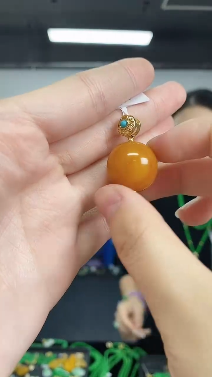 裸石蜜蜡未镶嵌闪购链接 多样性发其一颜色微差