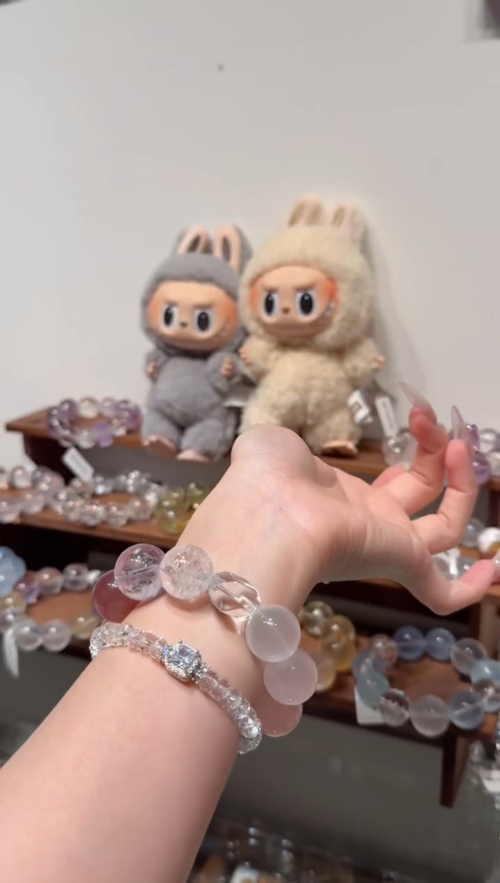 水晶手串未镶嵌）拍4单发一串 拍1单发单珠 多样性发货