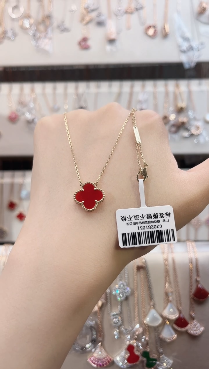 项链玛瑙18K金镶嵌18K金镶嵌 K黄