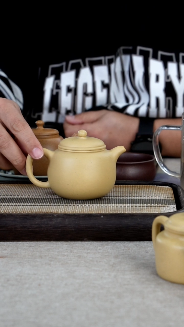【闪购商品】紫砂茶壶原矿本绿袍尊