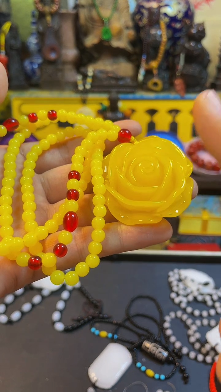 未镶嵌蜜蜡手串溪世文玩主播推荐