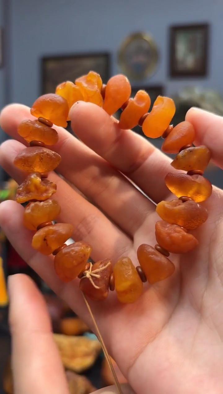 手串琥珀未镶嵌手串