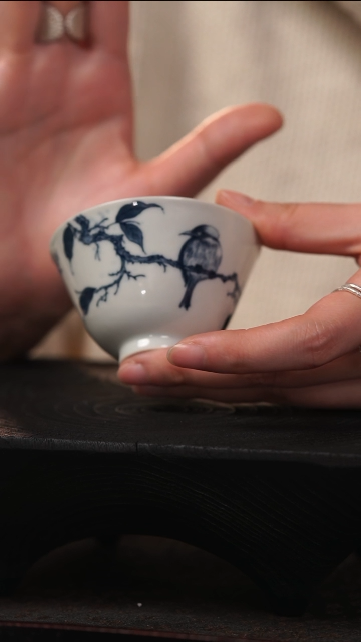 【闪购商品】善见堂 王长根青花福利杯