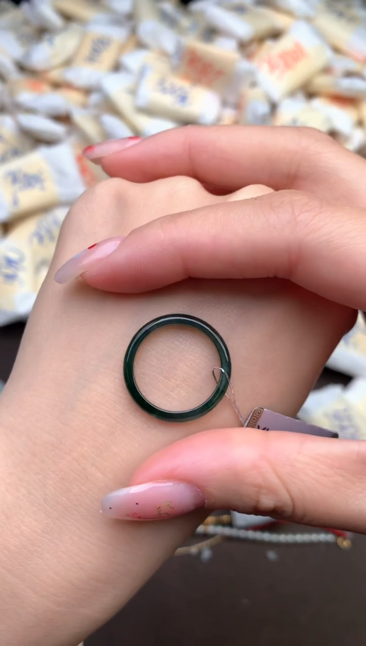 【闪购商品】翡翠戒圈未镶嵌15圈