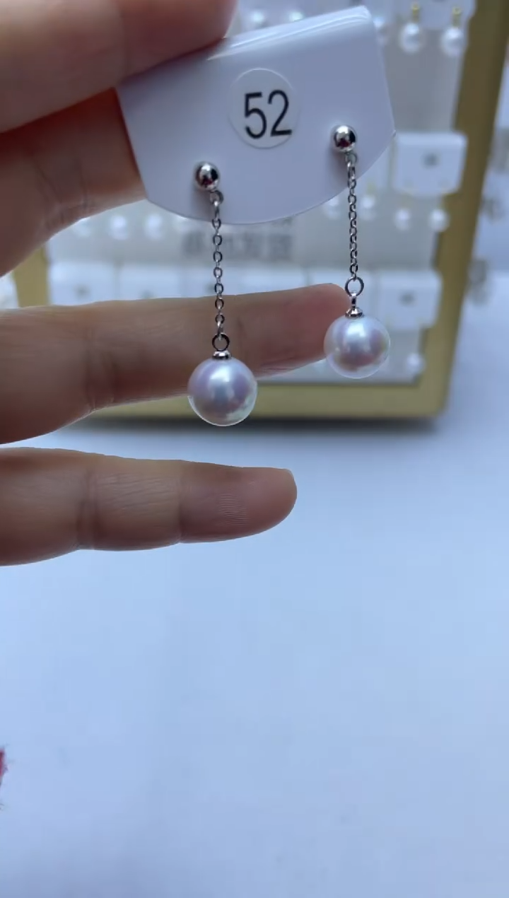 未镶嵌耳饰淡水珍珠52