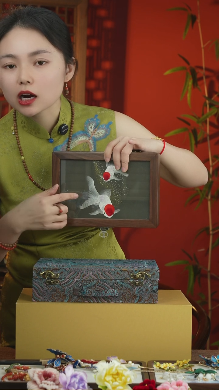 刺绣非遗苏绣首饰盒