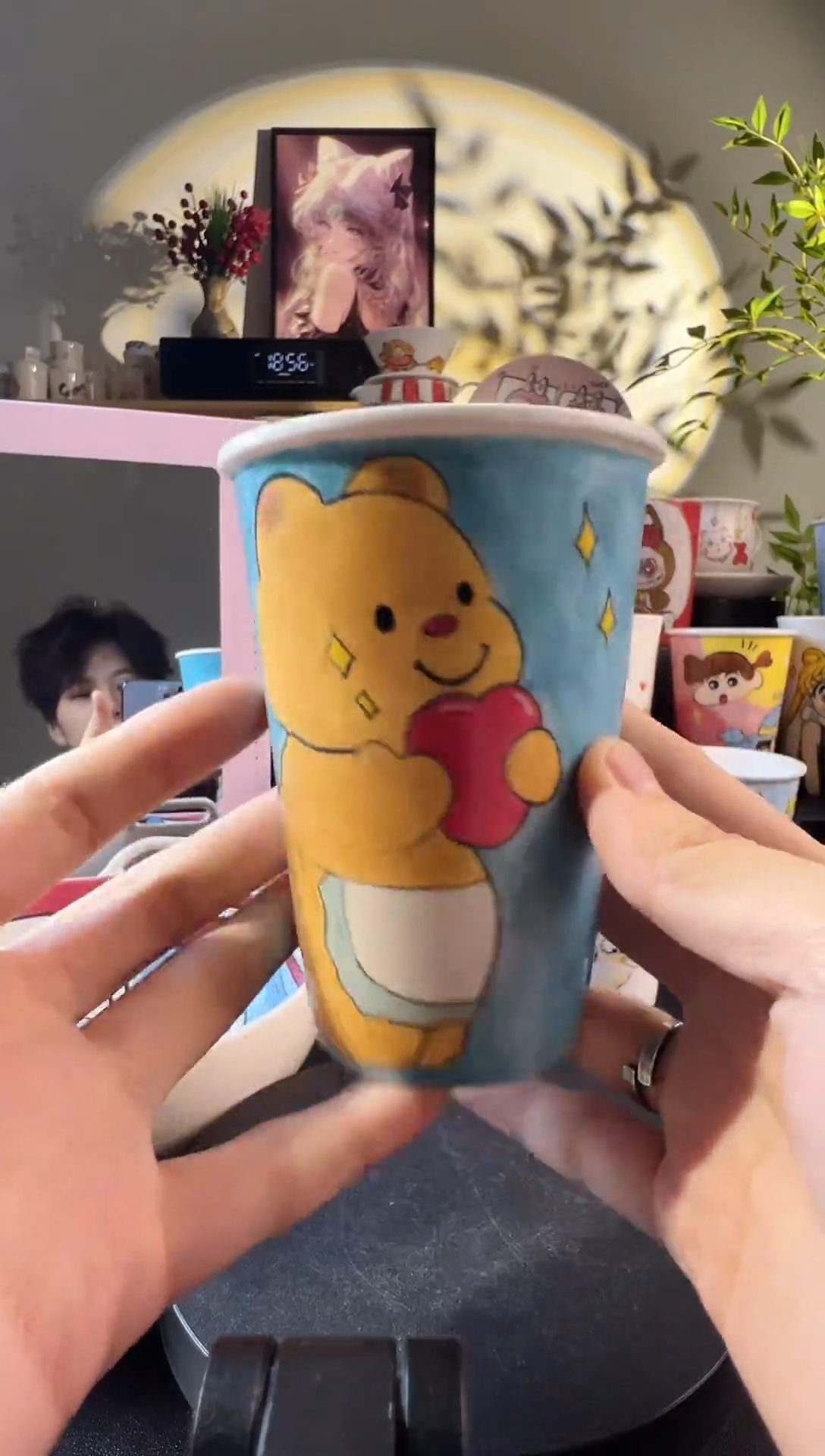 【闪购商品】摆件纯手工手绘陶瓷小杯杯