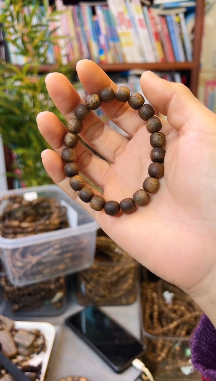 【闪购商品】沉香手串棋楠老型珠单圈