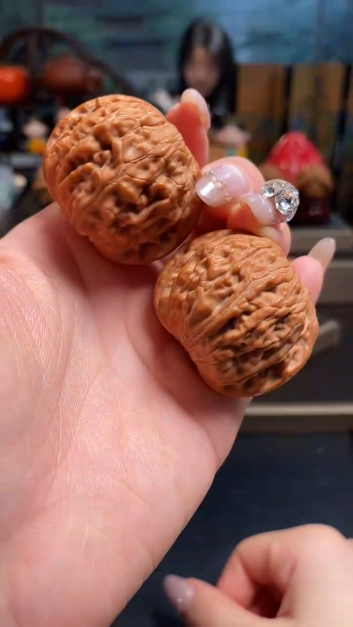 【闪购商品】文玩核桃吊坠H805磨盘40