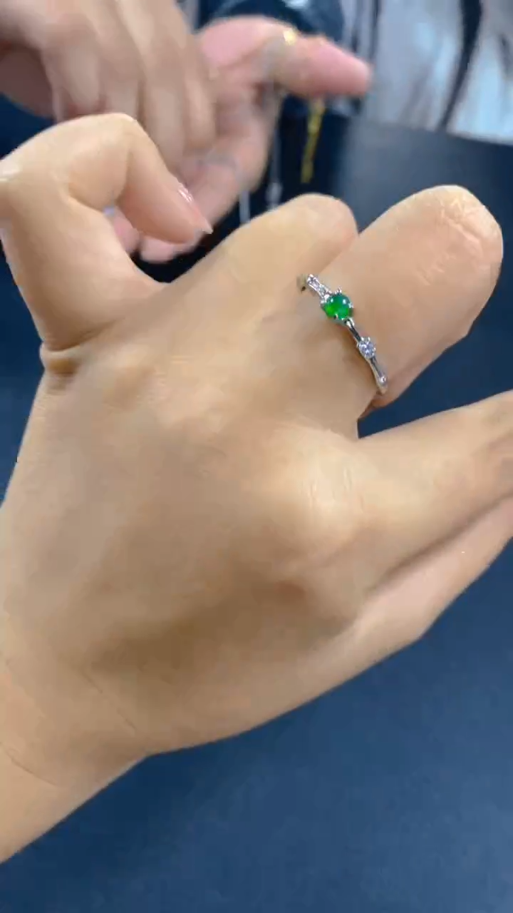 【闪购商品】翡翠戒指未镶嵌0497816826多样性发其一