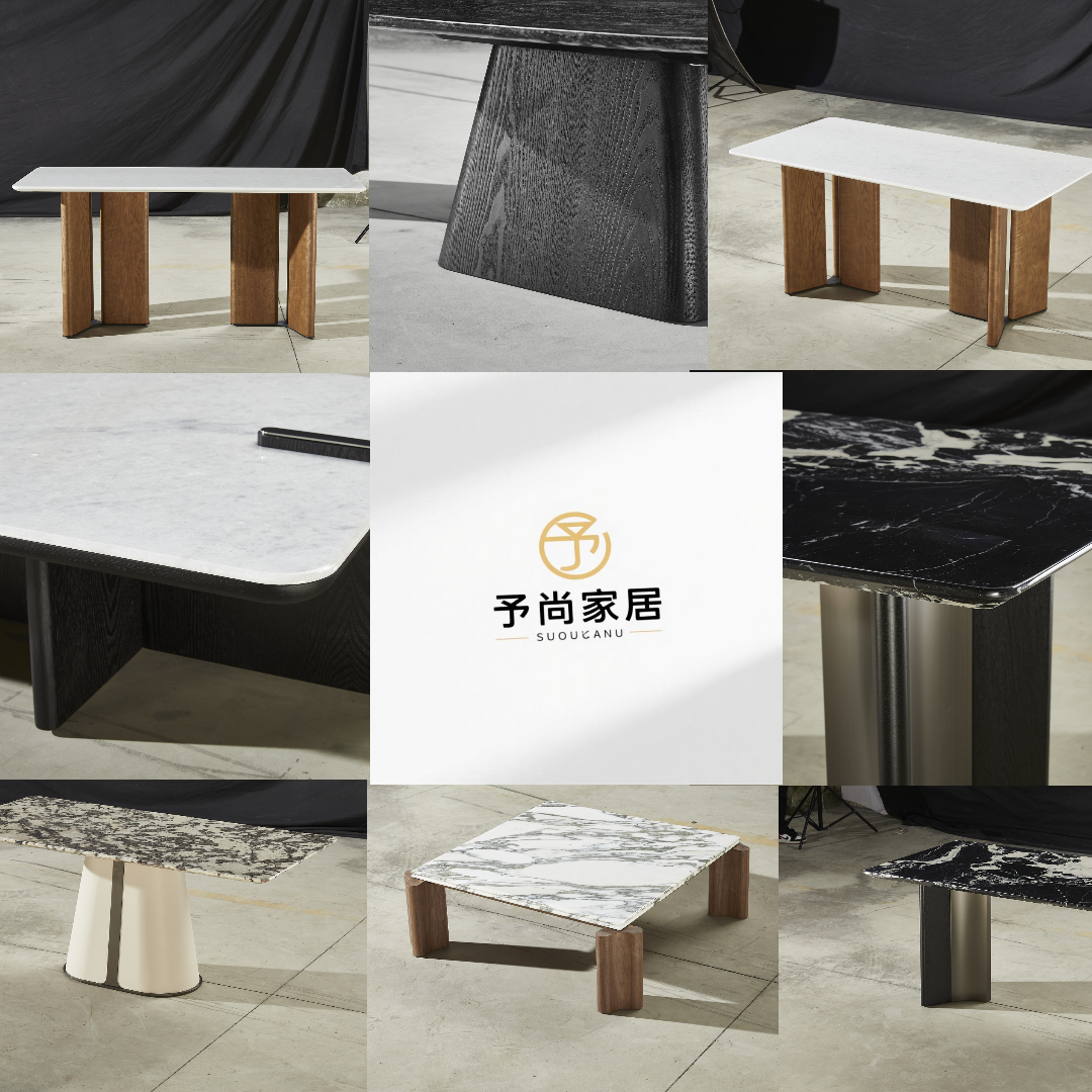 予尚高端奢石家用客厅简约餐桌茶几定制定金（随时可退）