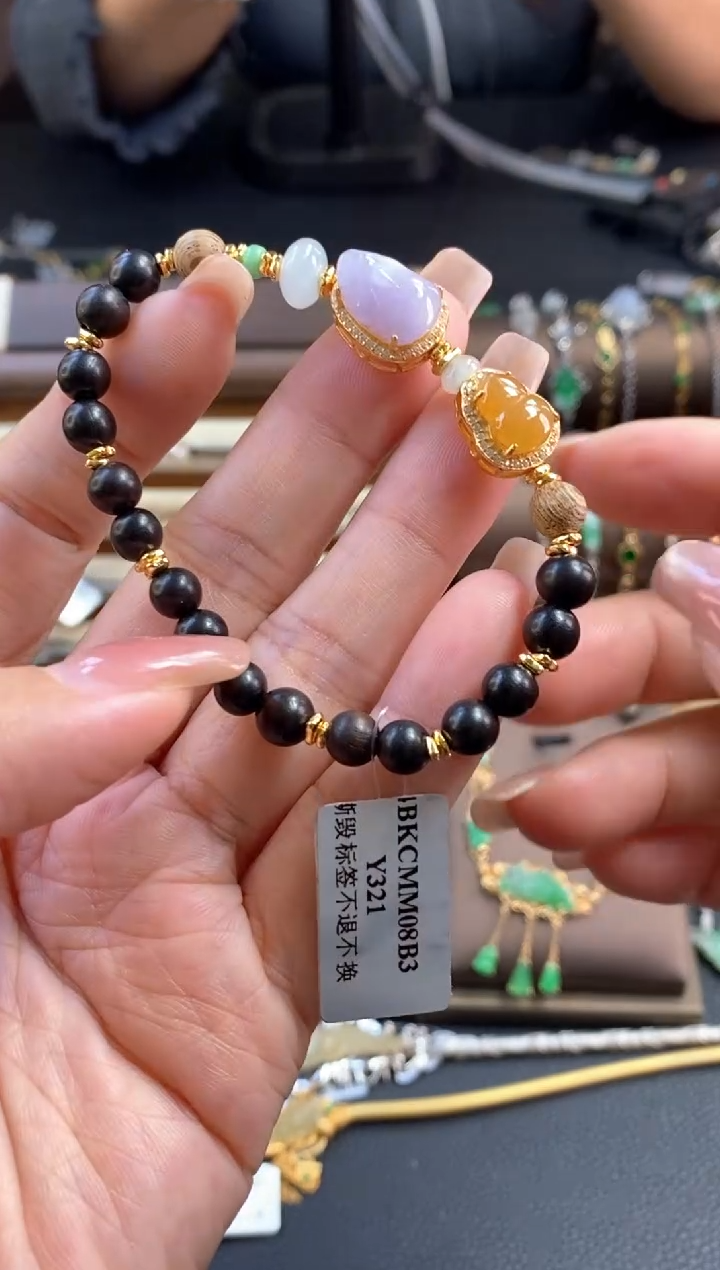 颈饰银S925镶嵌翡翠16057