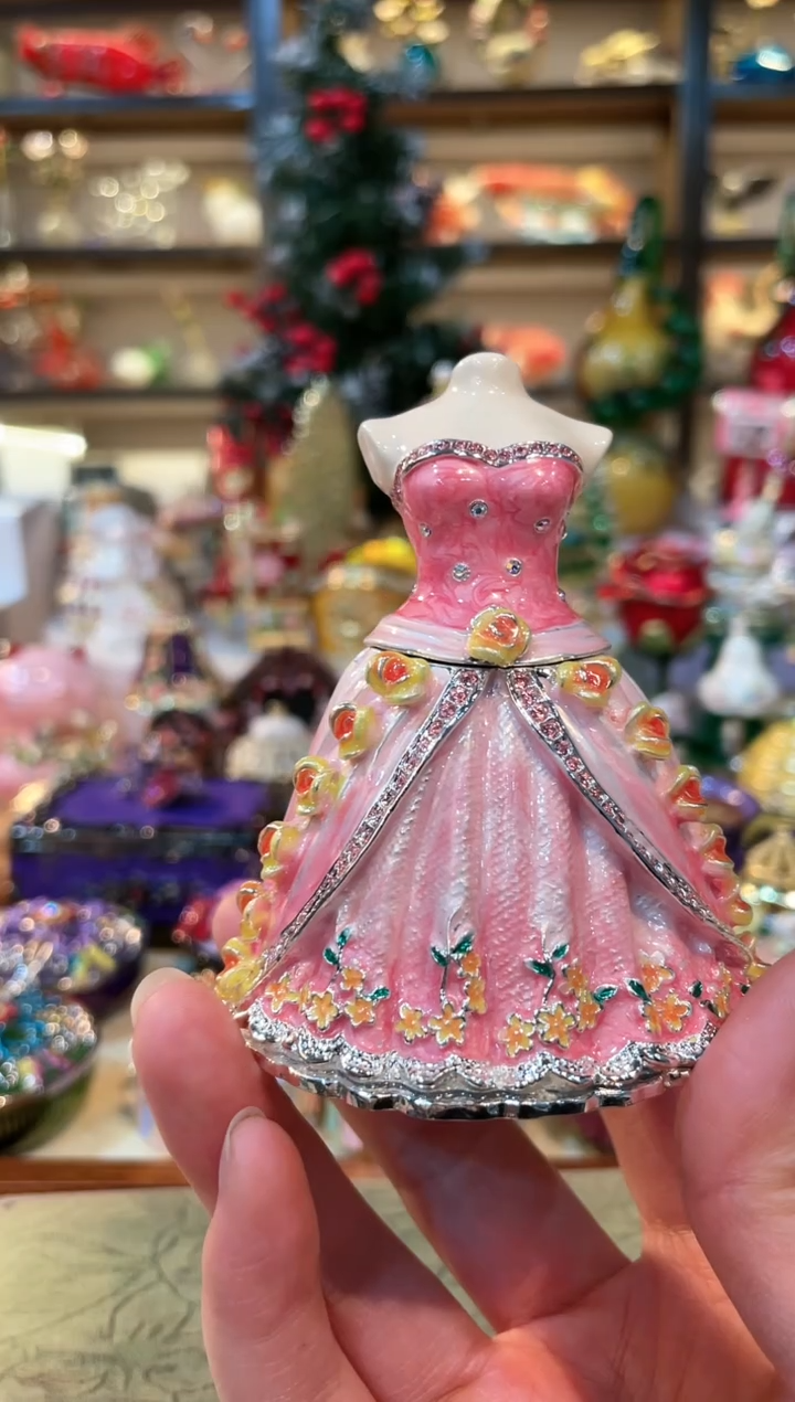 【闪购商品】 珐琅彩精致首饰盒