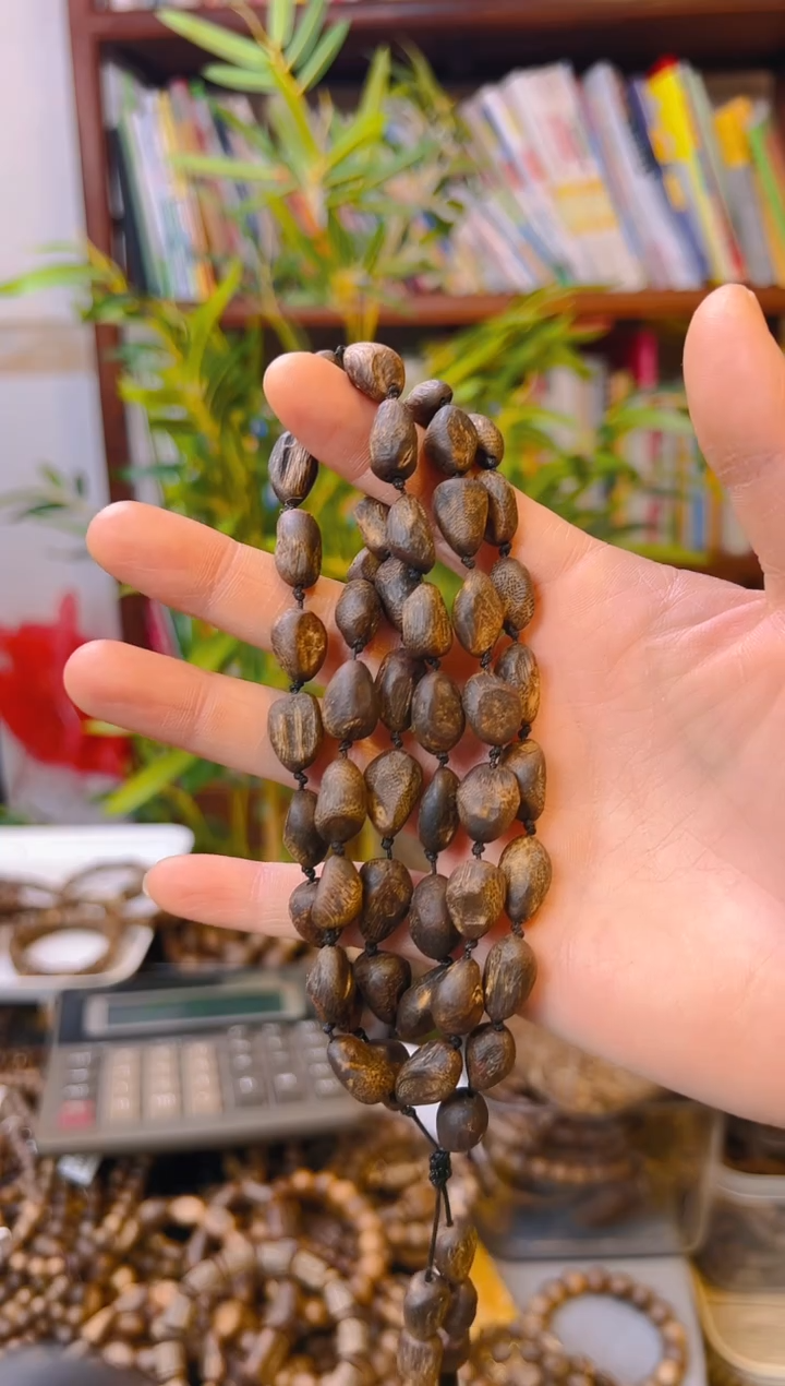 【闪购商品】沉香手串棋楠金沙叶沉水树丁多圈
