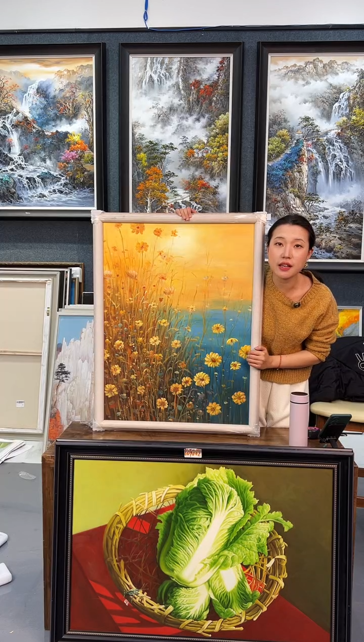 【闪购商品】油画85号手绘油画-80*60-印象派