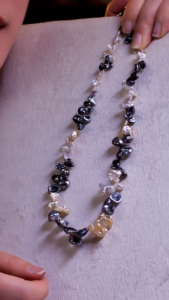 银S925镶嵌颈饰海水珍珠珍珠