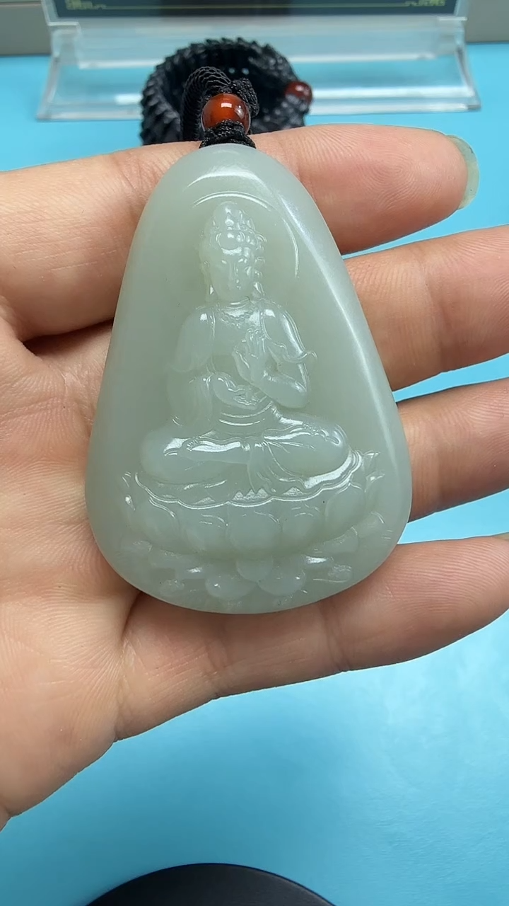 颈饰未镶嵌和田玉扎*街004