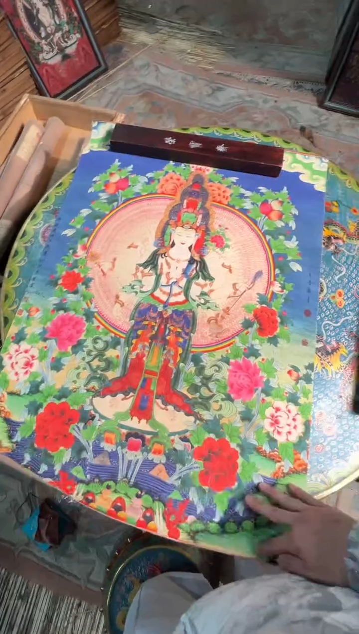 卷轴画卷轴画奥奥的唐卡