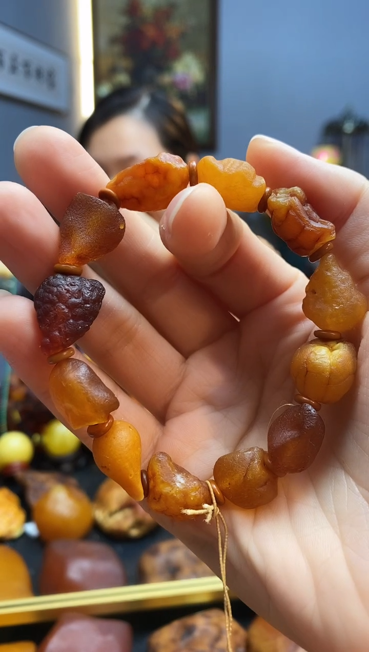 手串琥珀未镶嵌手串