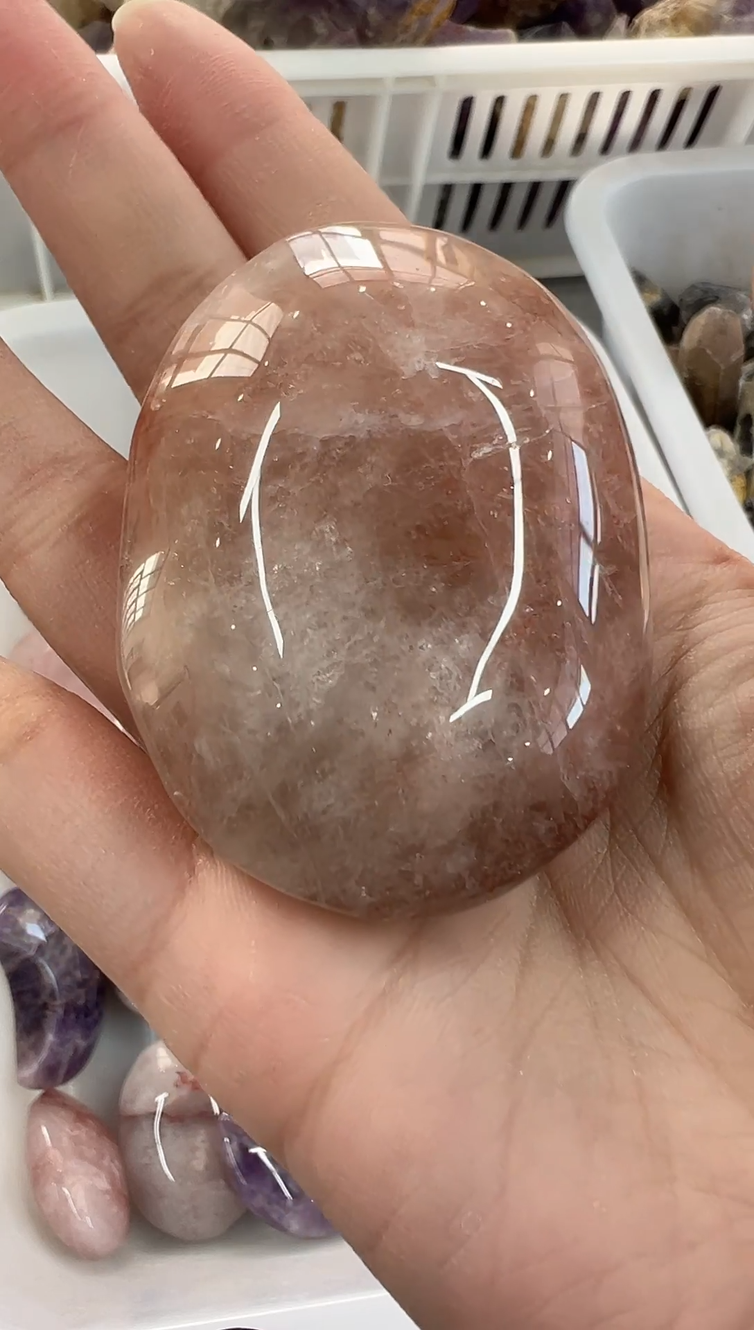 未镶嵌珠宝半成品水晶腰*S659