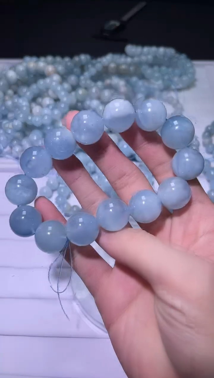 1海蓝宝石（处理）X046-海蓝宝单圈-多样性发其一