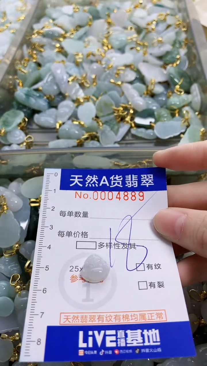 颈饰未镶嵌翡翠天然A货翡翠