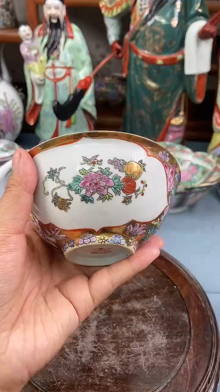 瓷片微瑕慎拍景德镇窑老厂瓷器单件