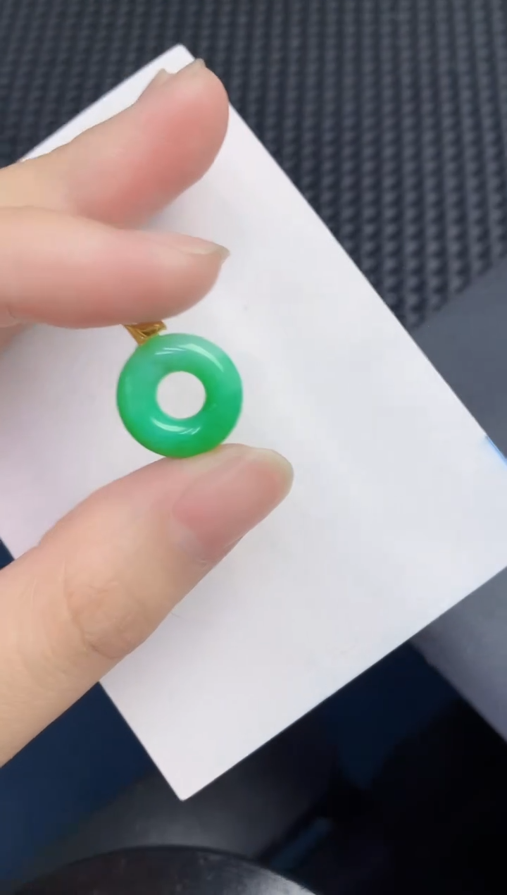 【闪购商品】翡翠颈饰18K金镶嵌000000000