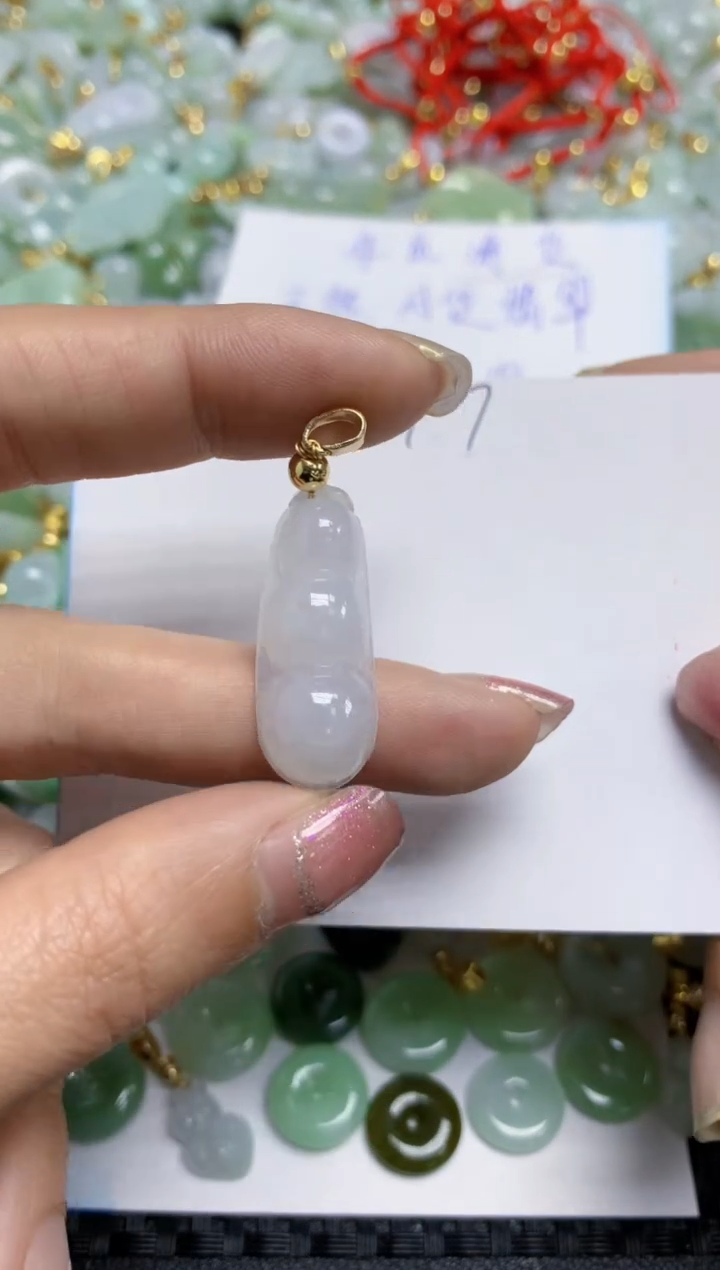 【闪购商品】翡翠颈饰合金  天然A货翡翠