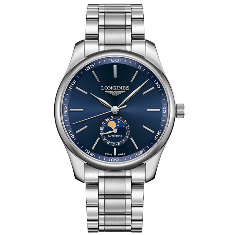 95新 Longines/浪琴 名匠四针月相L2.919.4.92.6全套/腕表